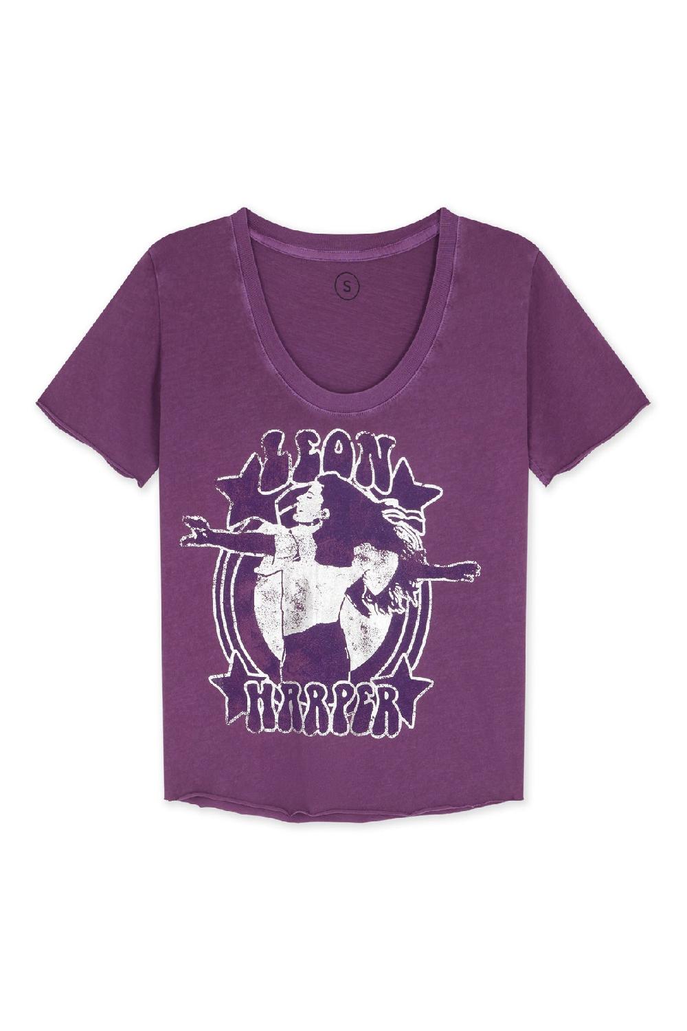 Leon & Harper T Shirt Tizia Leon Purple