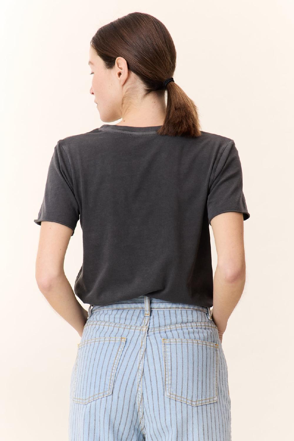 Leon & Harper T Shirt Tizia Only Carbone