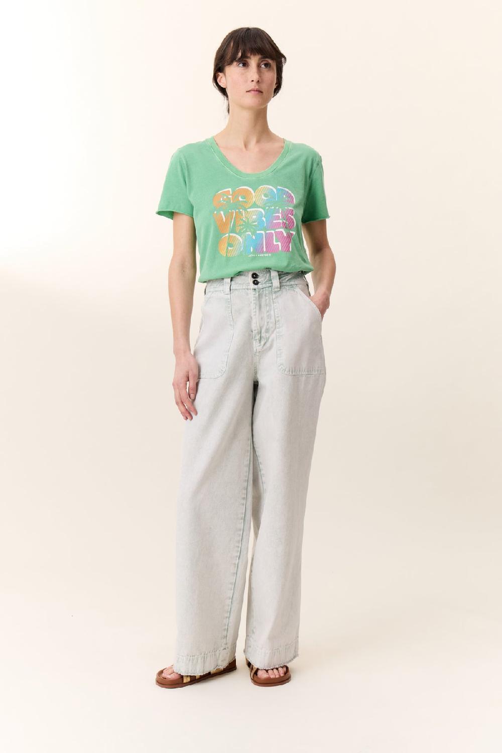 Leon & Harper T Shirt Tizia Only Green