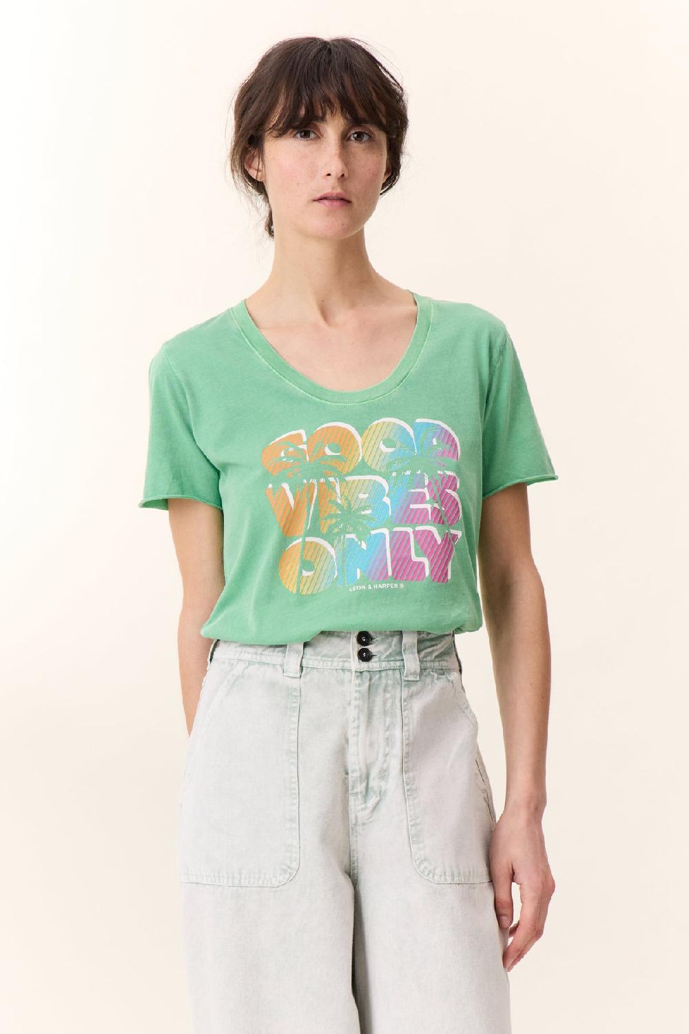 leon & harper T shirt Tizia Only Green