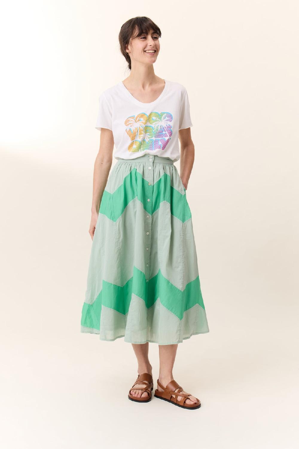 Leon & Harper T Shirt Tizia Only Off White