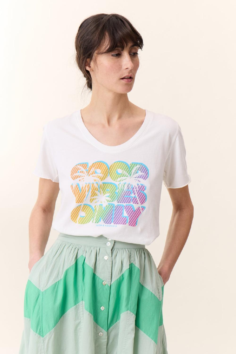 leon & harper T shirt Tizia Only Off White