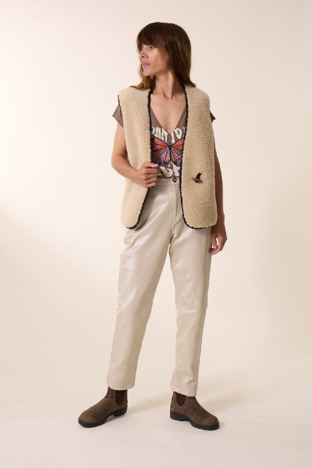 Leon & Harper T Shirt Tonton Bfly Sage