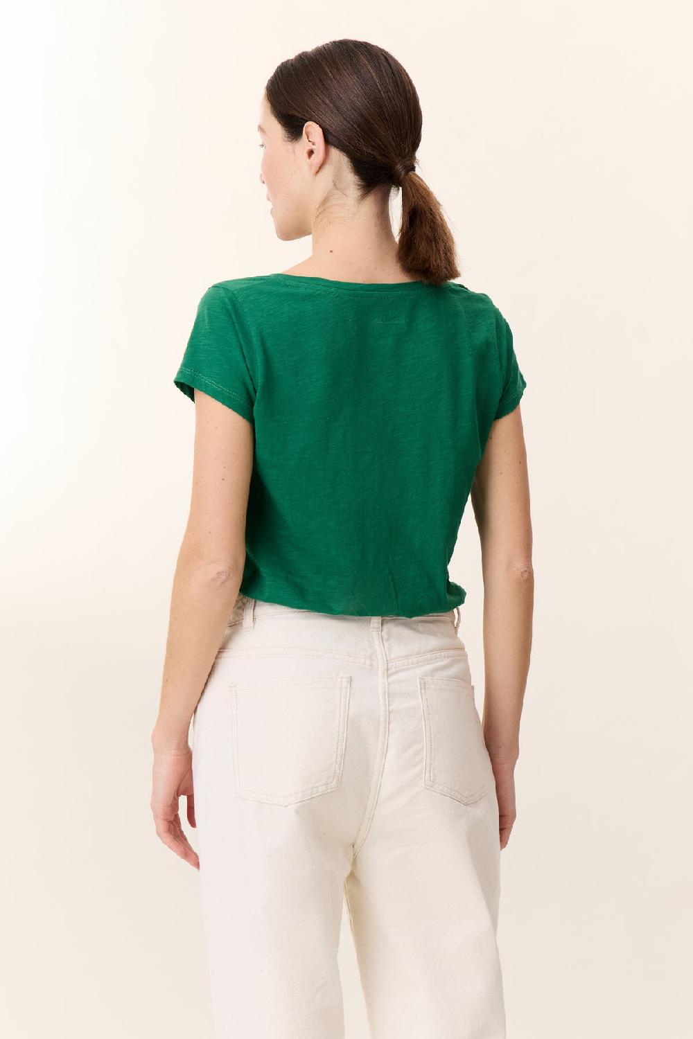 Leon & Harper T Shirt Tonton Feather Emerald