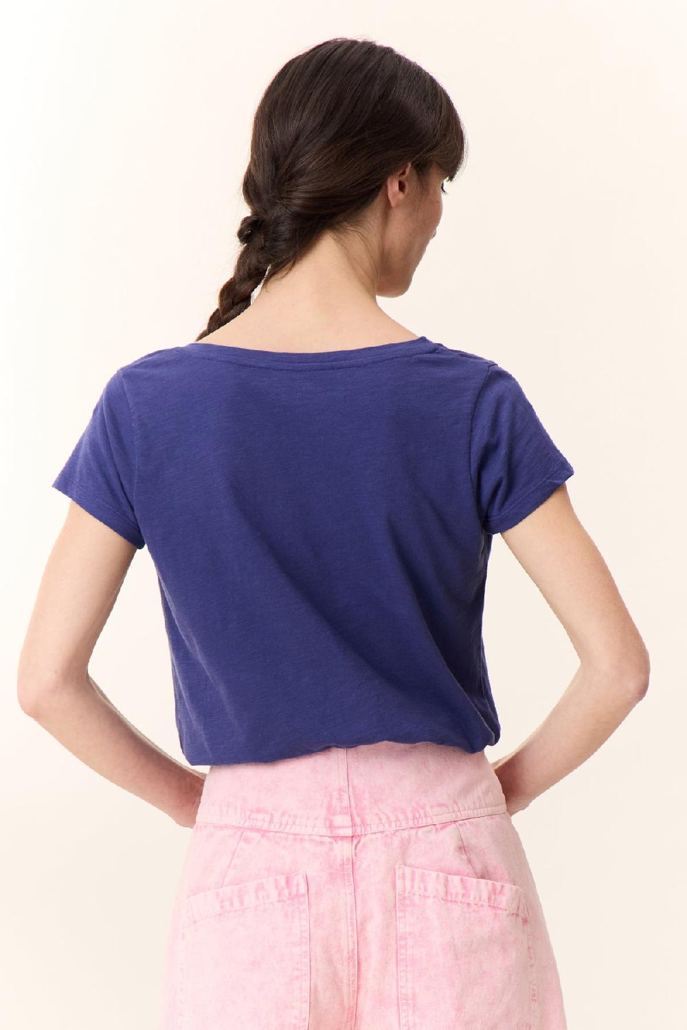 Leon & Harper T Shirt Tonton Madone Navy