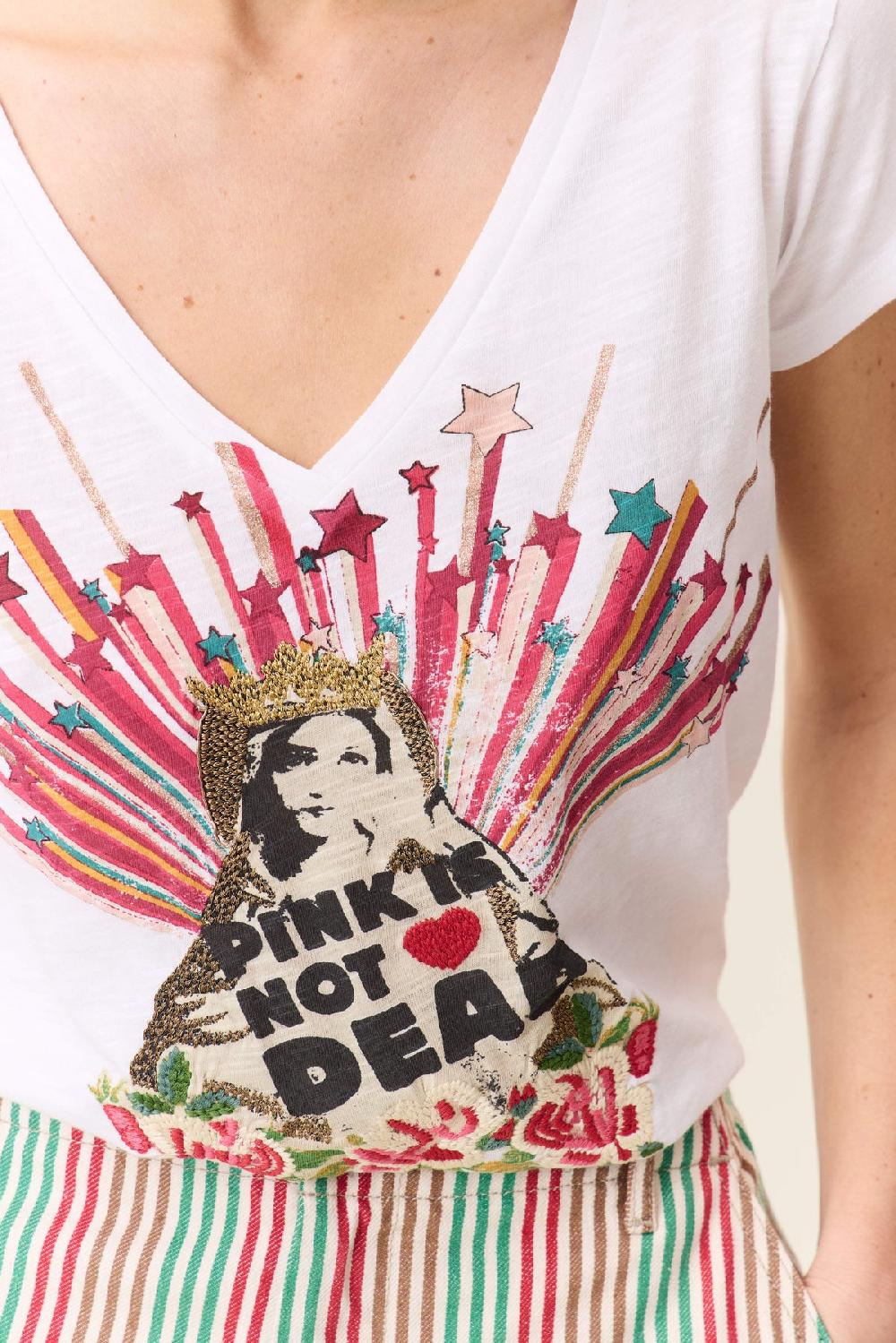 Leon & Harper T Shirt Tonton Madone White