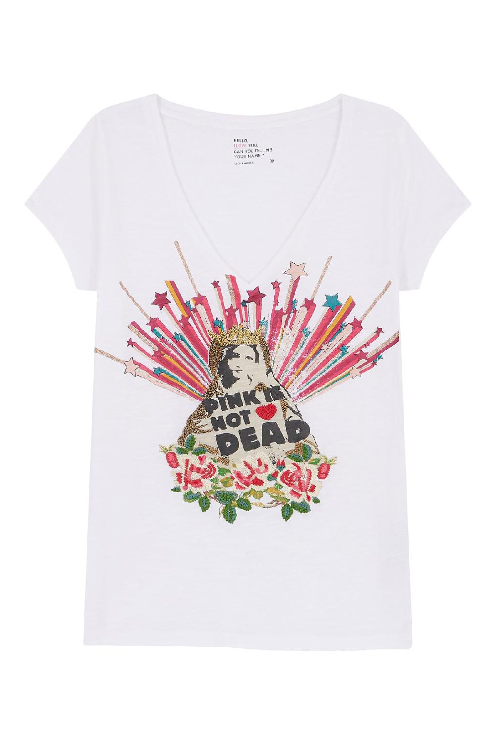 Leon & Harper T Shirt Tonton Madone White