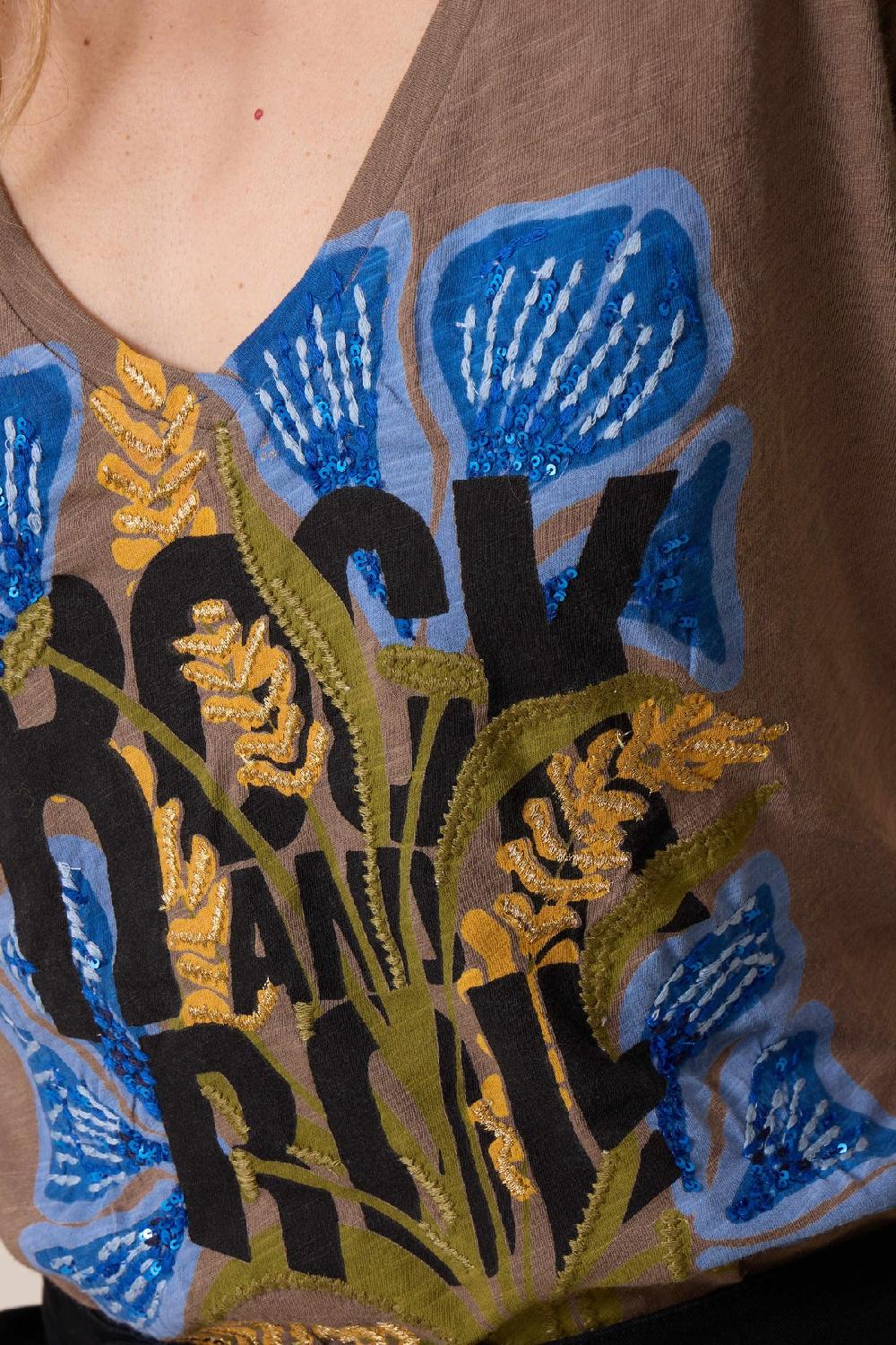 Leon & Harper T Shirt Tonton Tulip Sage