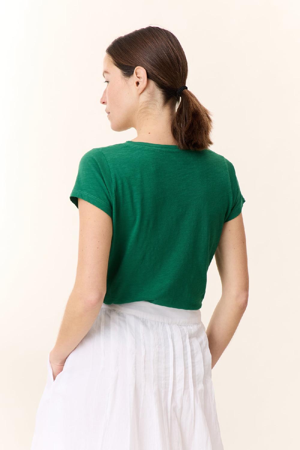 Leon & Harper T Shirt Tonton Yoga Emerald
