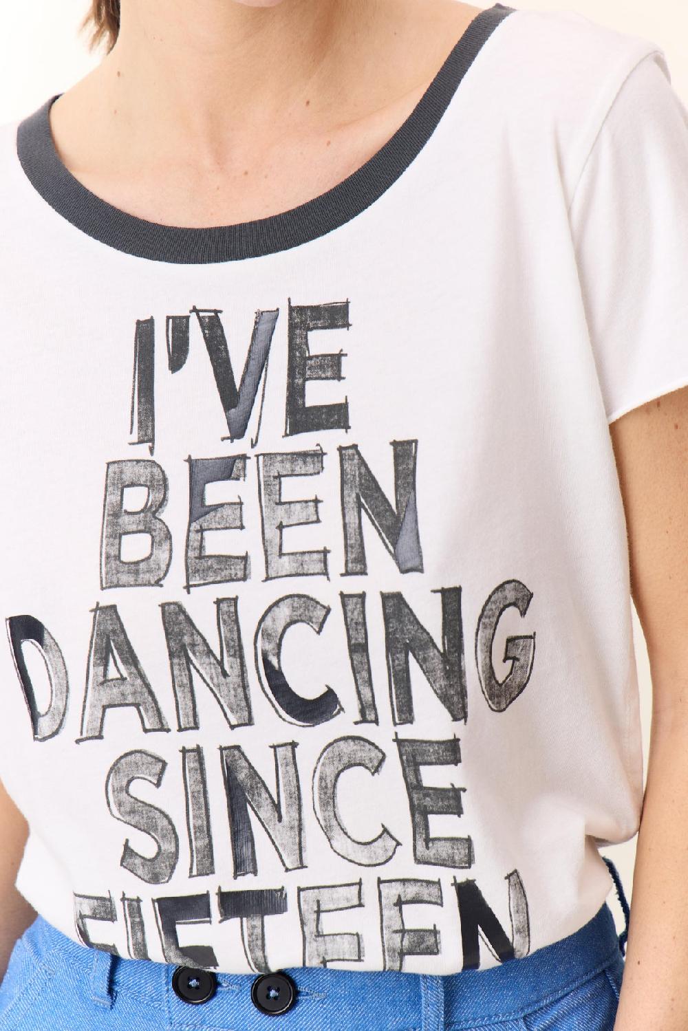 Leon & Harper T Shirt Toro Fifteen Off White