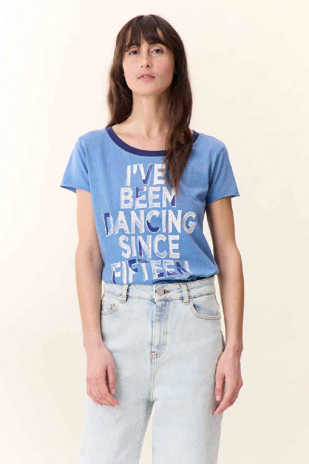 leon & harper T shirt Toro Fifteen Sky