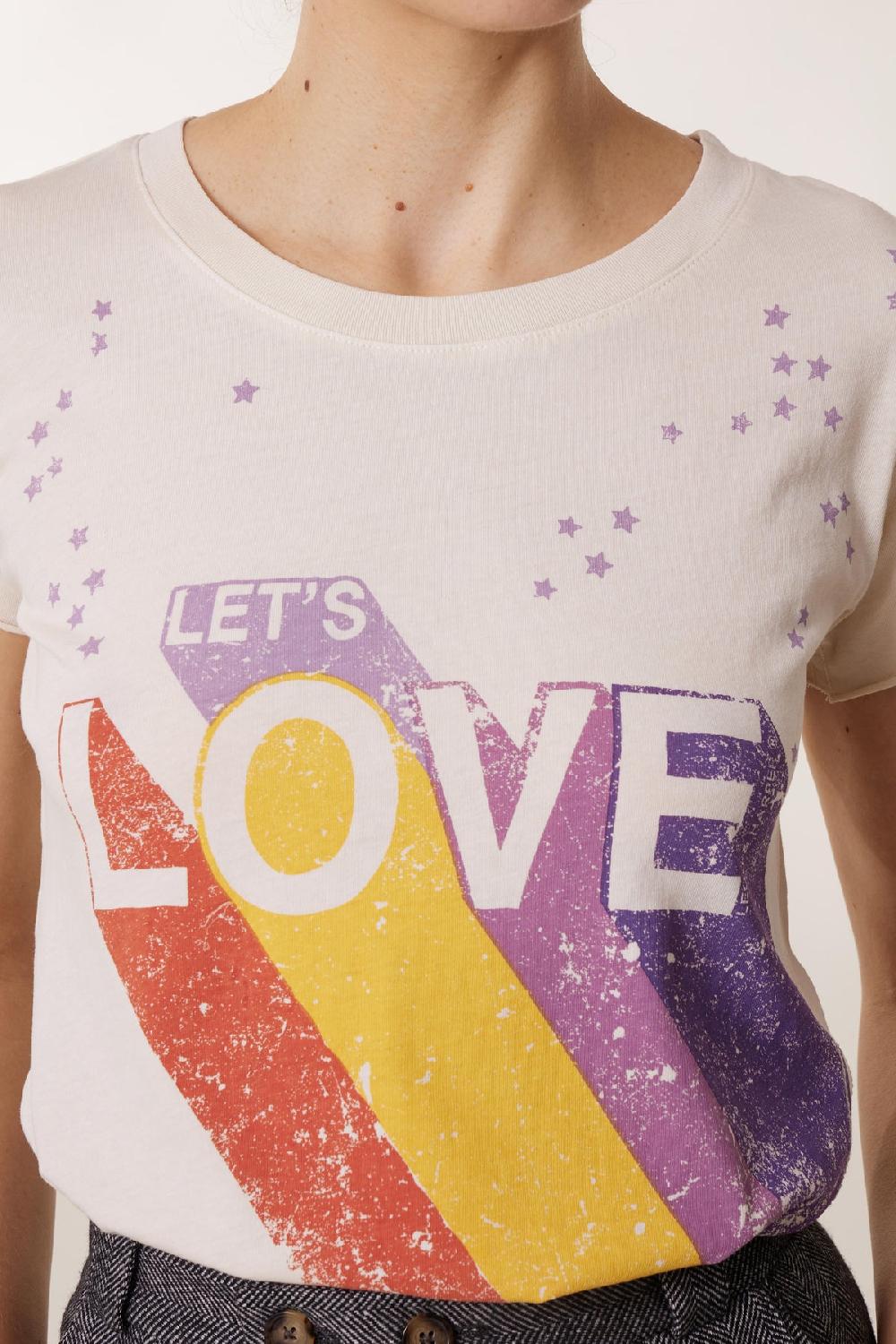 Leon & Harper T Shirt Toro Lets Off White