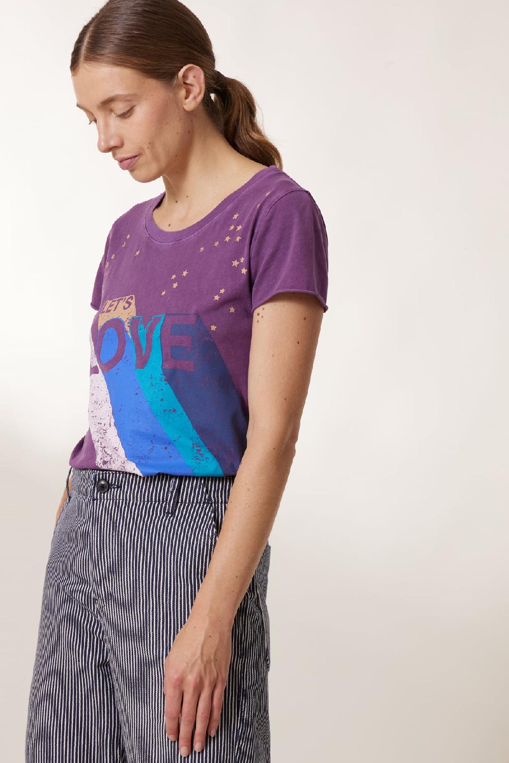Leon & Harper T Shirt Toro Lets Purple