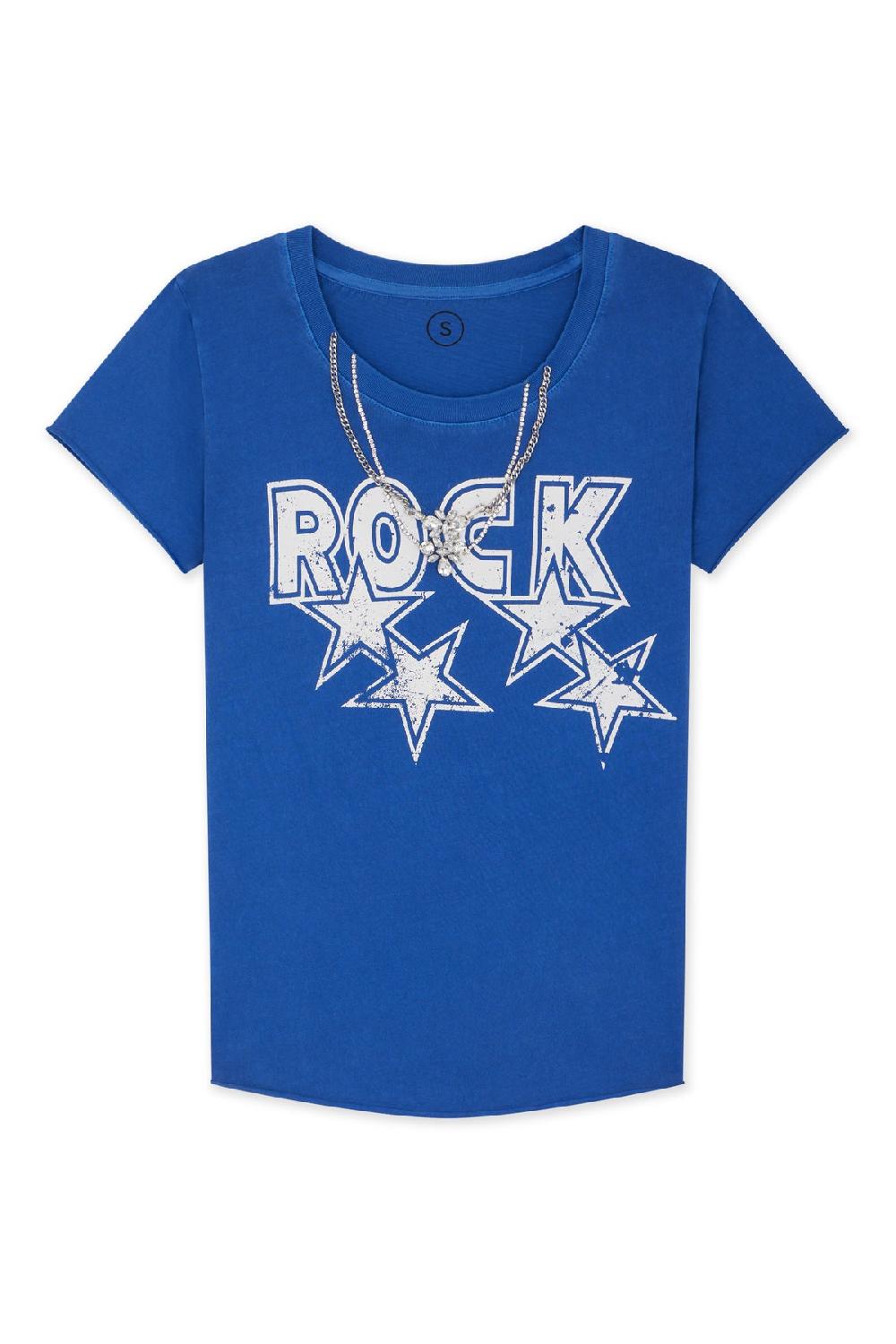 Leon & Harper T Shirt Toro Strass 2 Lavender