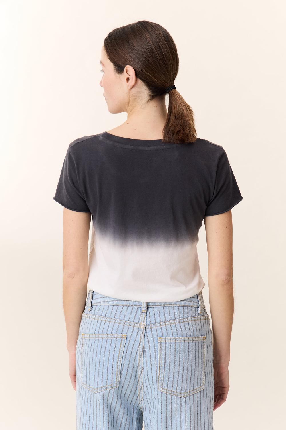 Leon & Harper T Shirt Toro Sunset Carbone