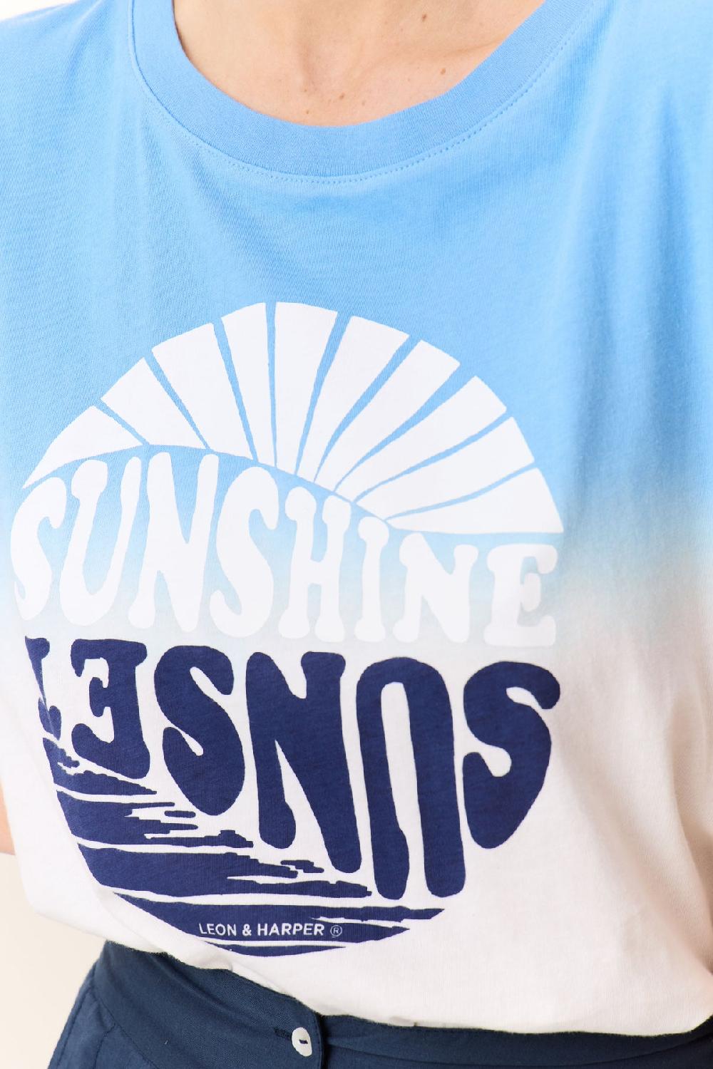 Leon & Harper T Shirt Toro Sunset Sky