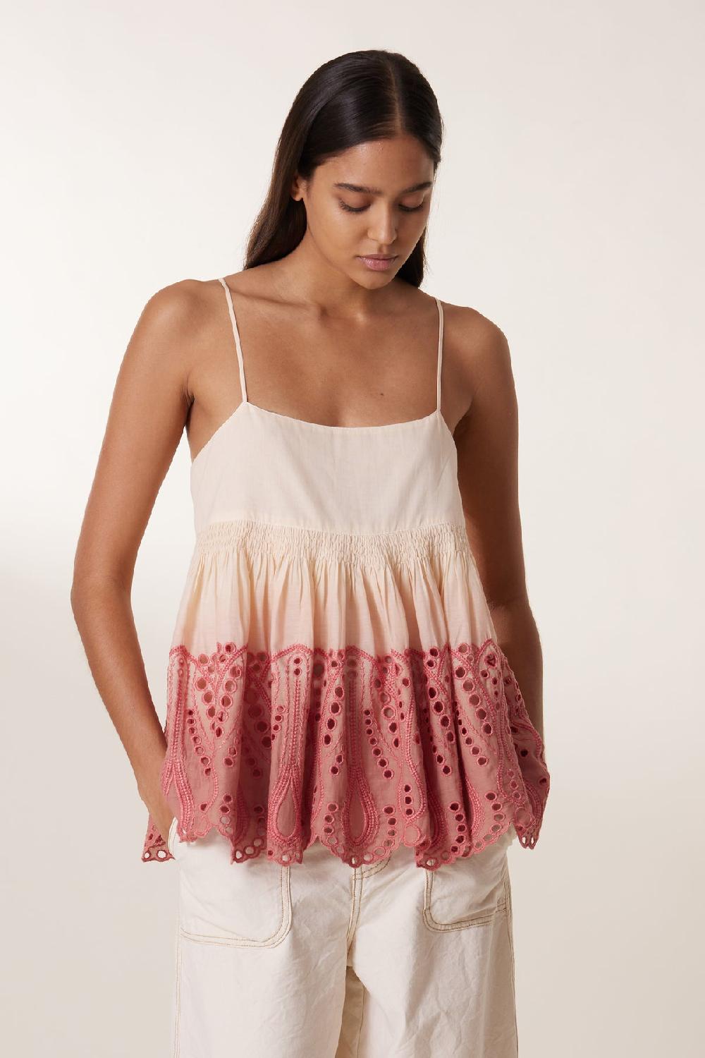 leon & harper Top Cidji T&D Coral