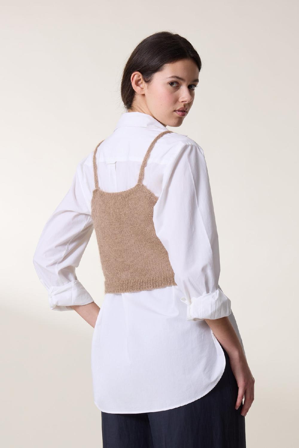 Leon & Harper Top Mia Plain Beige