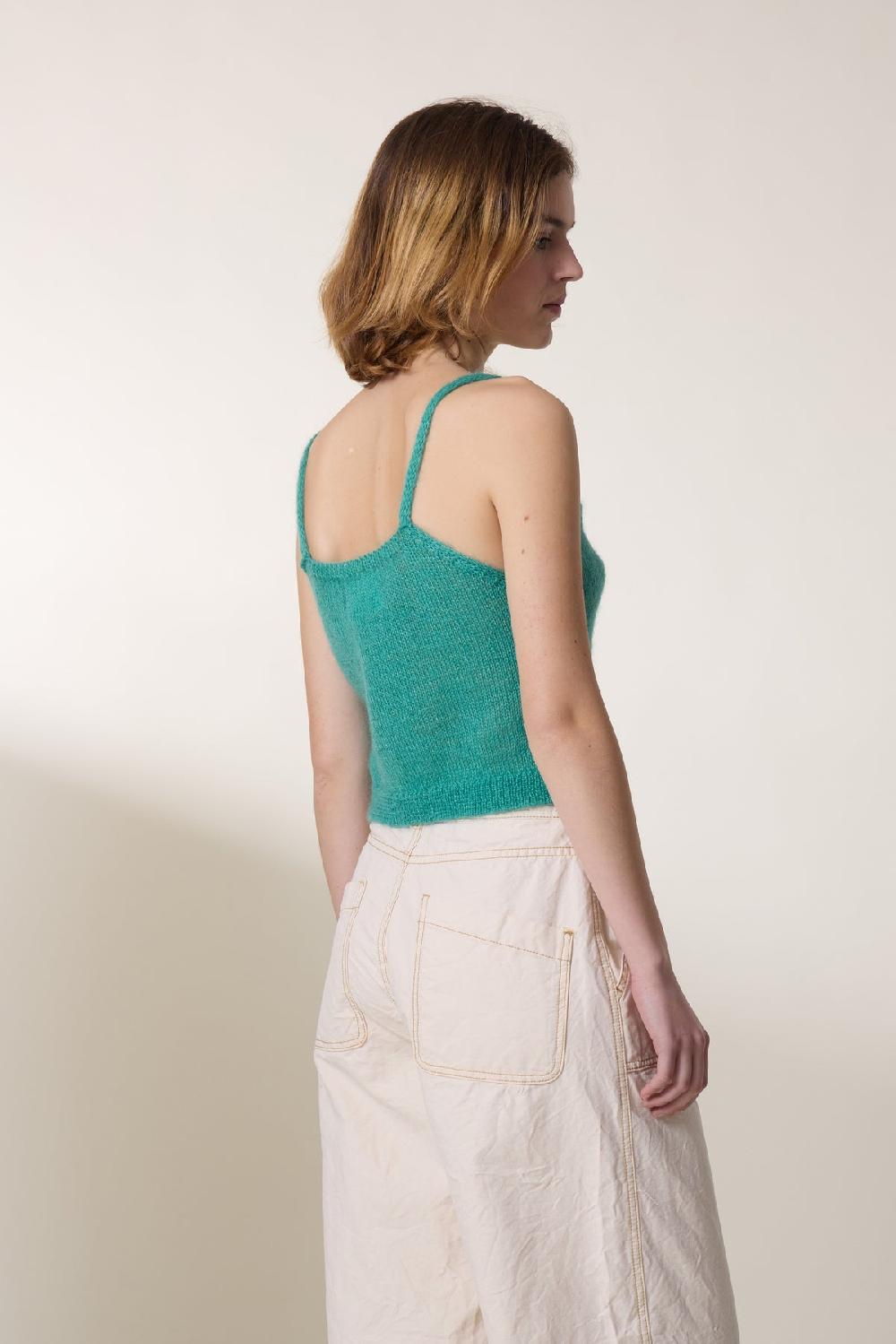 Leon & Harper Top Mia Plain Celadon