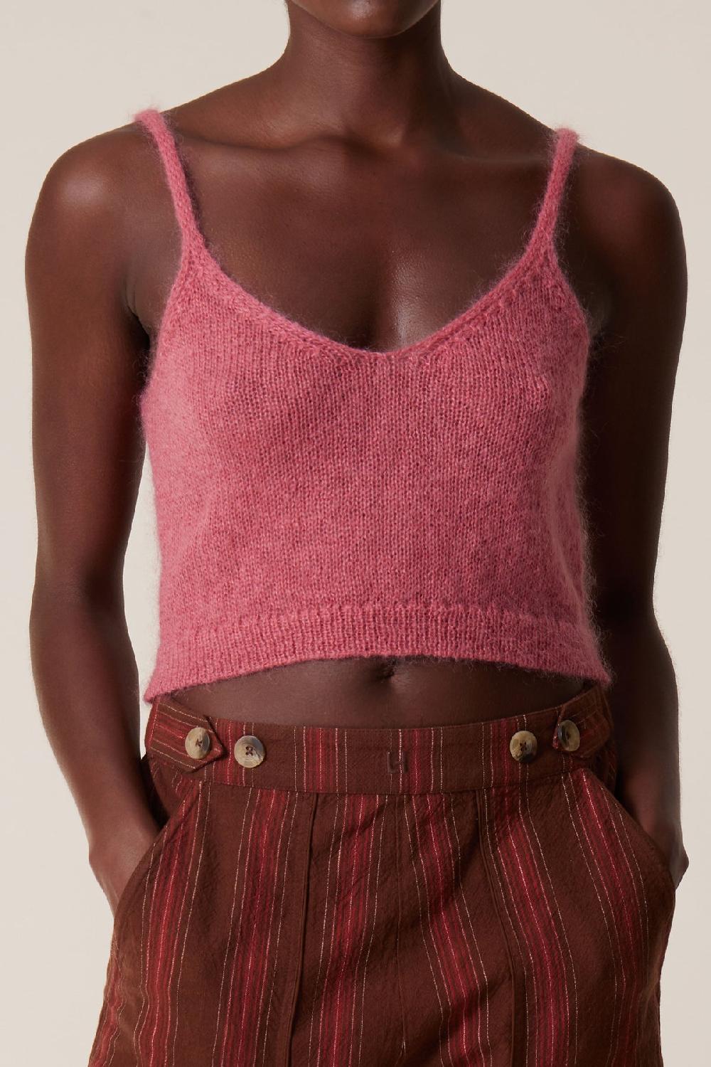Leon & Harper Top Mia Plain Pink