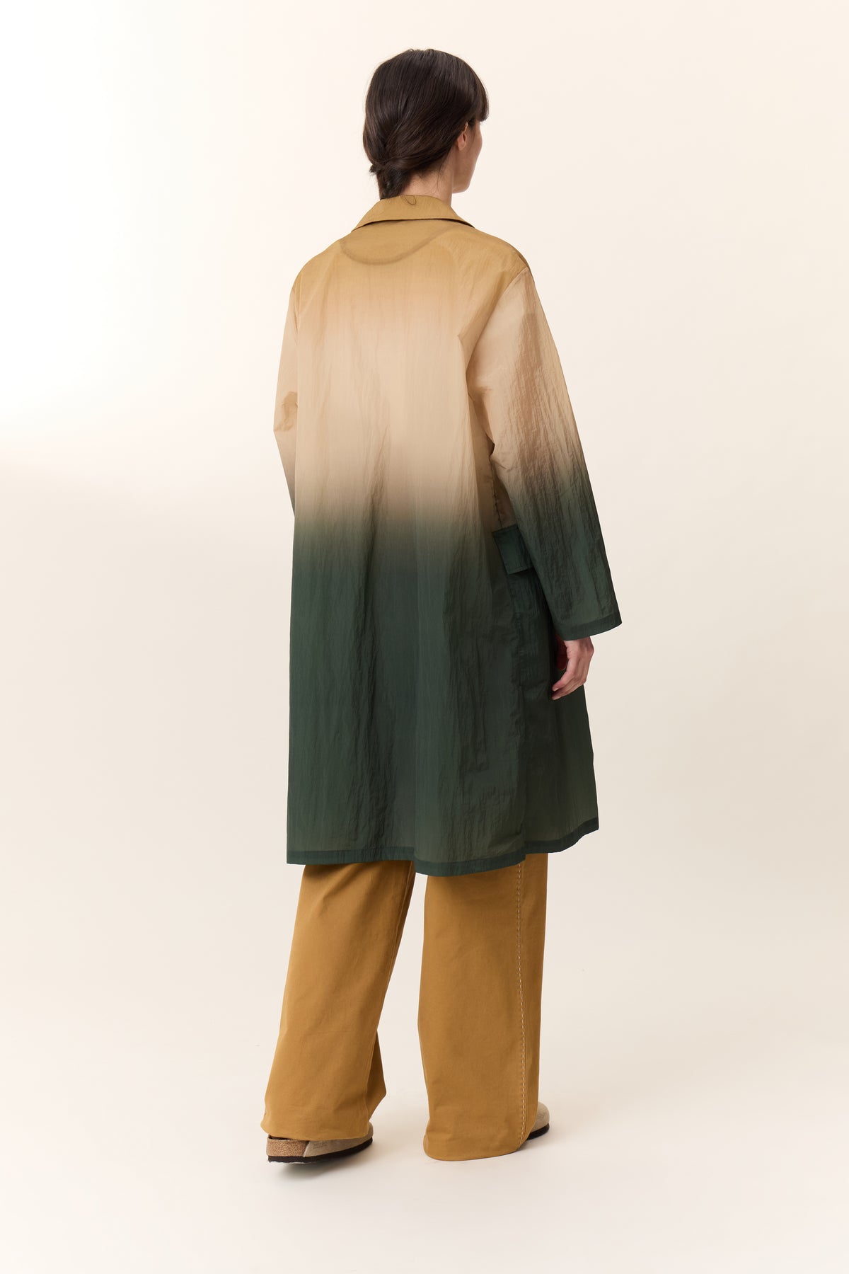 Leon & Harper Trench Aviona Omber Brown