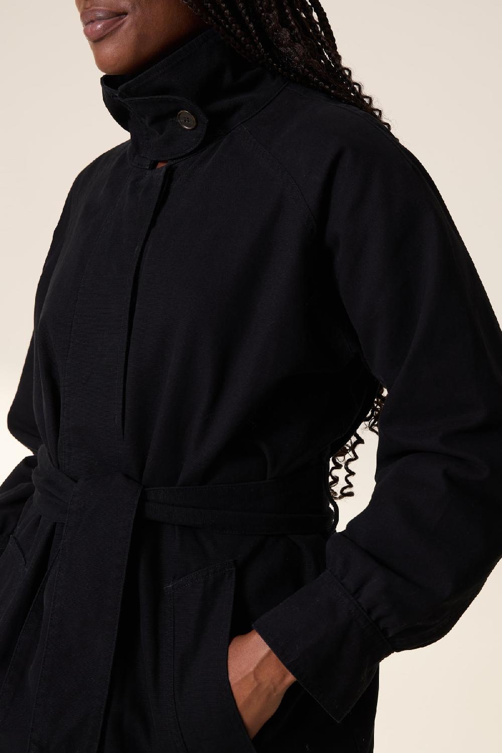 Leon & Harper Trench Victorine PLN Black