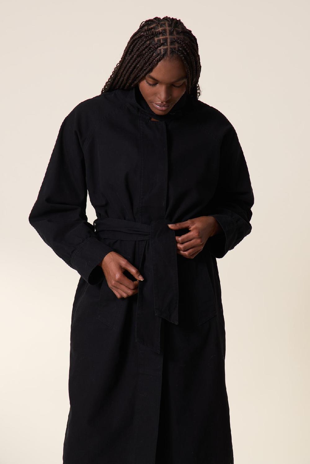 Leon & Harper Trench Victorine PLN Black