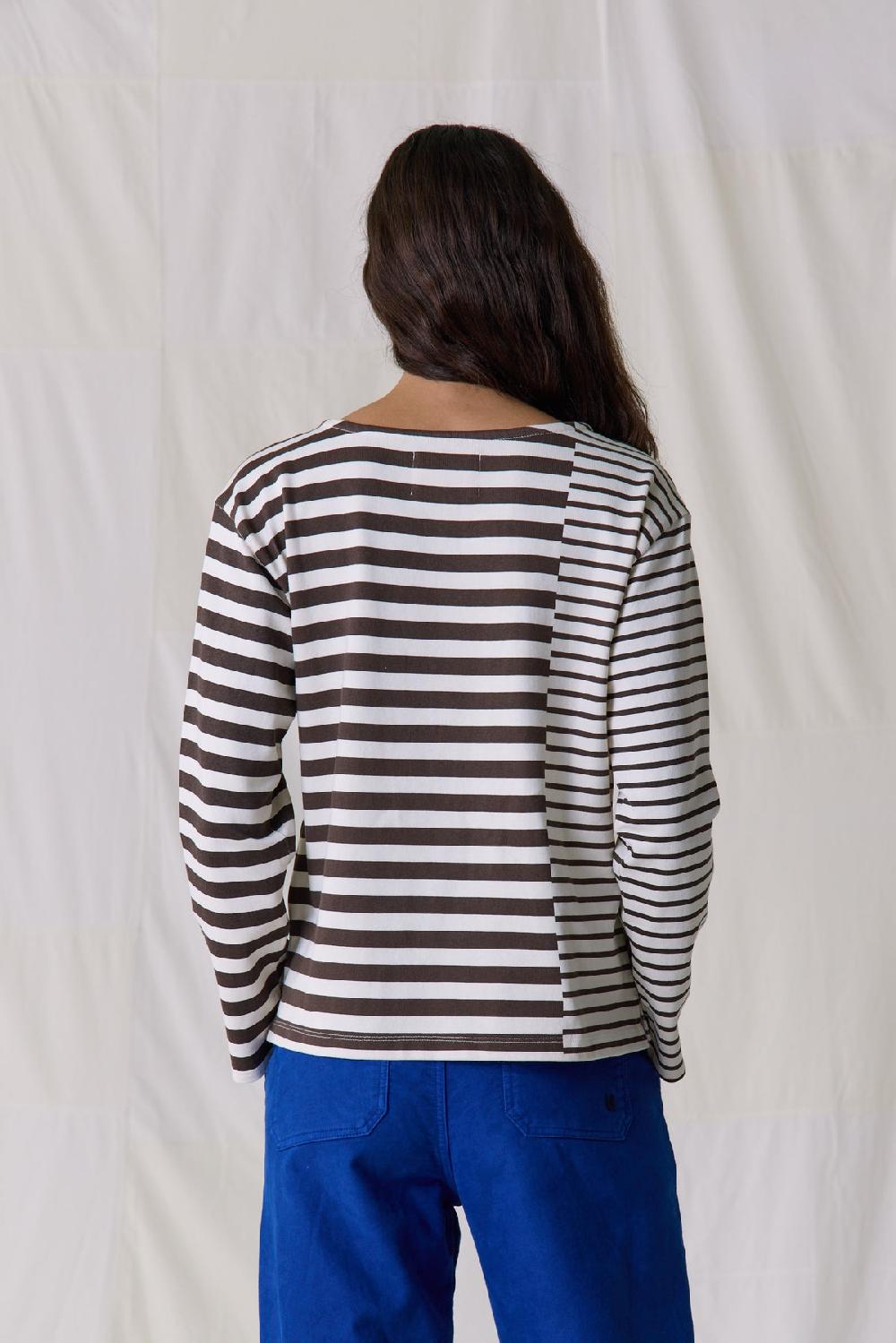 Leon & Harper Tshirt Thill Mix Brown