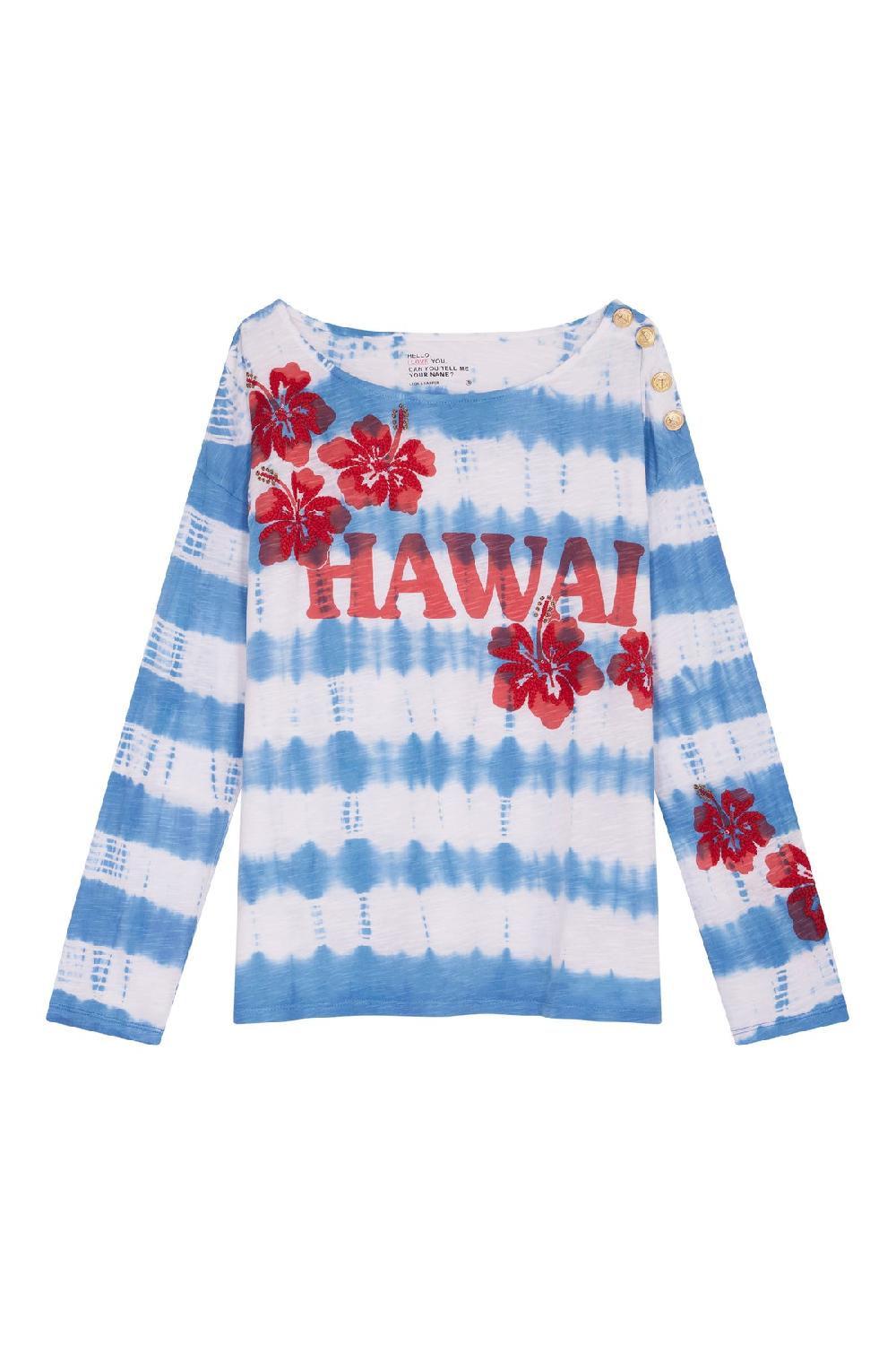 Leon & Harper Tshirt Thilla Hawai Blue