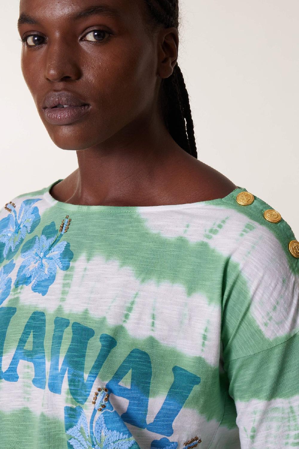 Leon & Harper Tshirt Thilla Hawai Green