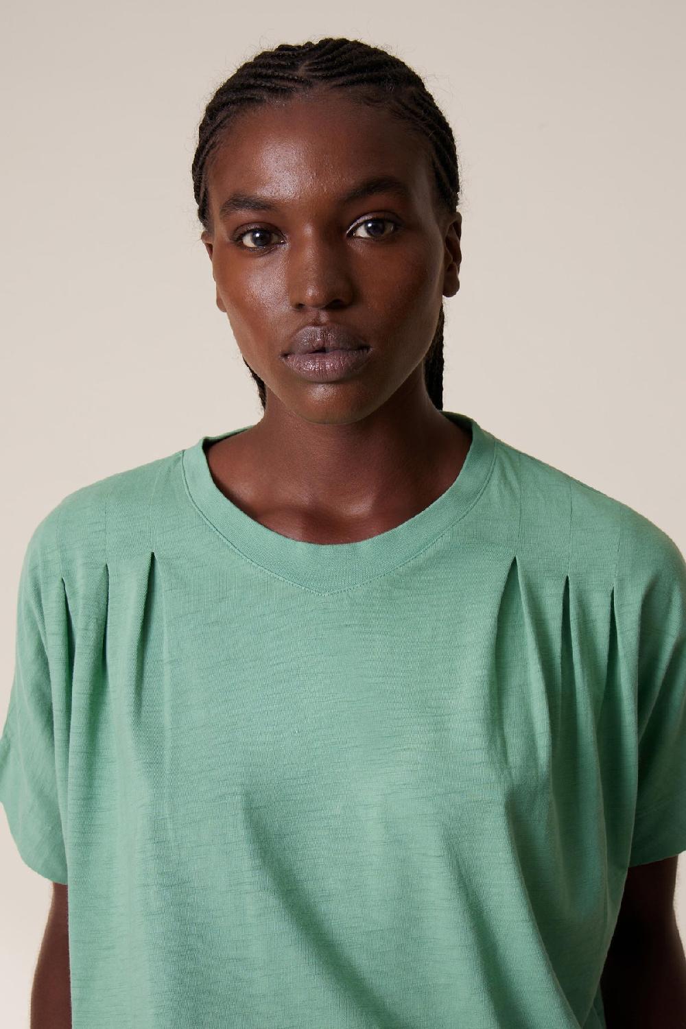 Leon & Harper Tshirt Timao1 Plain Celadon