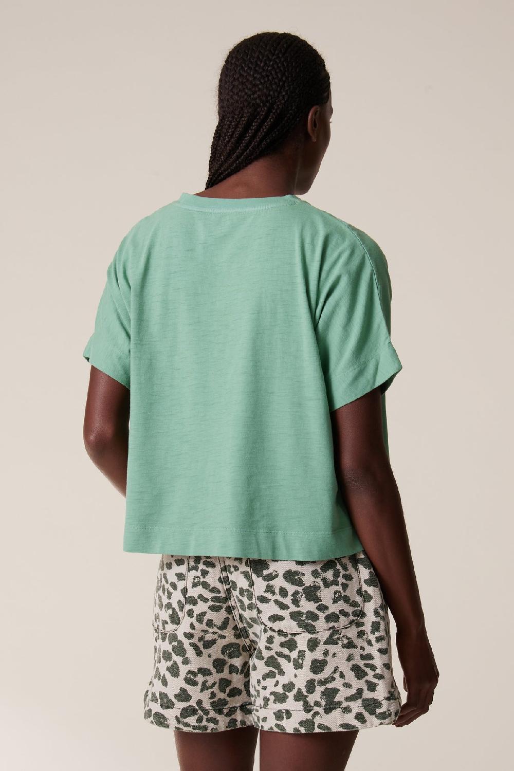 Leon & Harper Tshirt Timao1 Plain Celadon