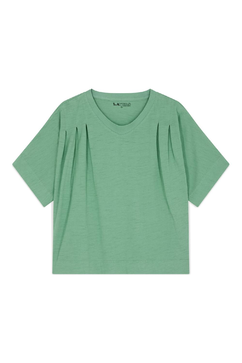 Leon & Harper Tshirt Timao1 Plain Celadon