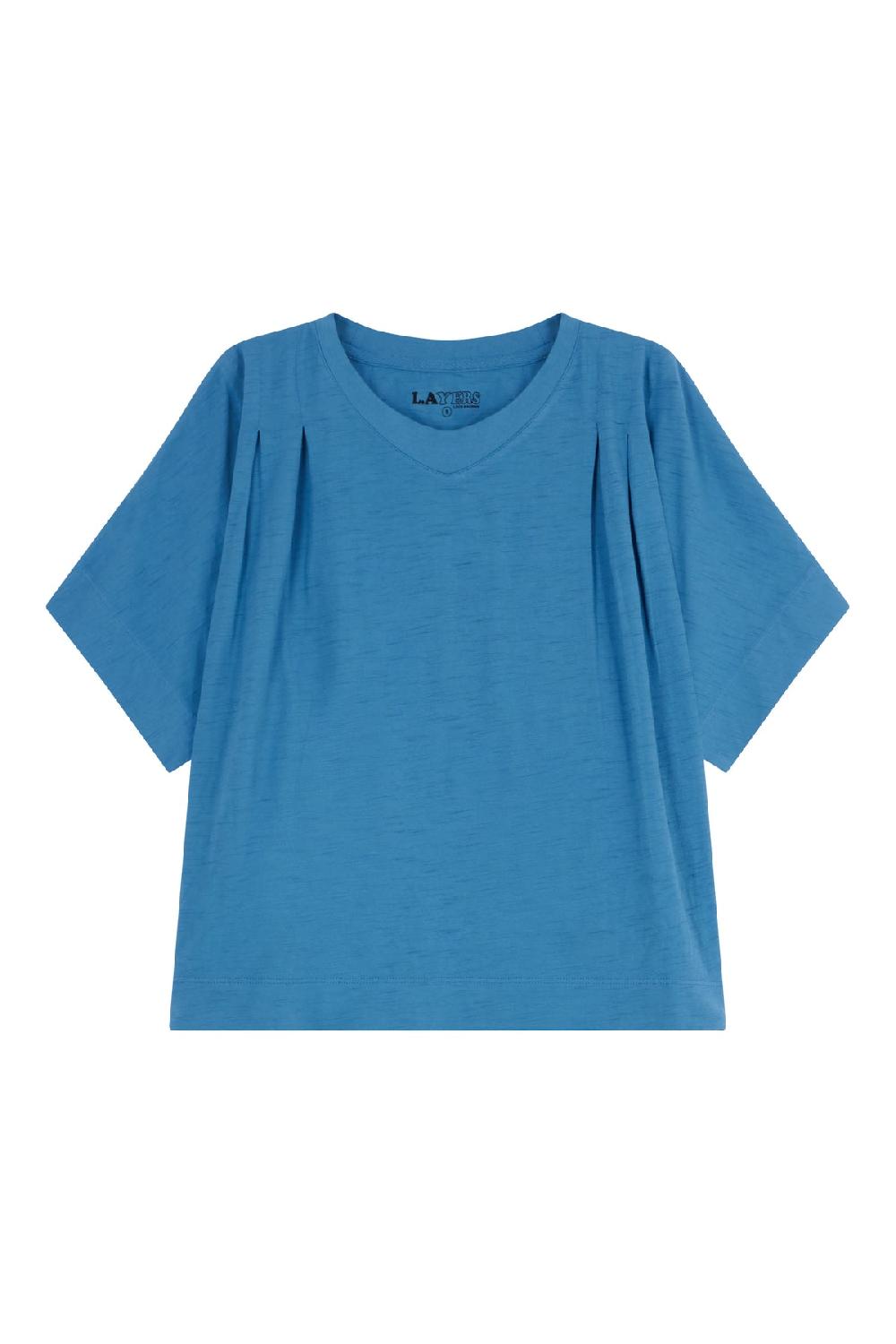 Leon & Harper Tshirt Timao1 Plain Sea