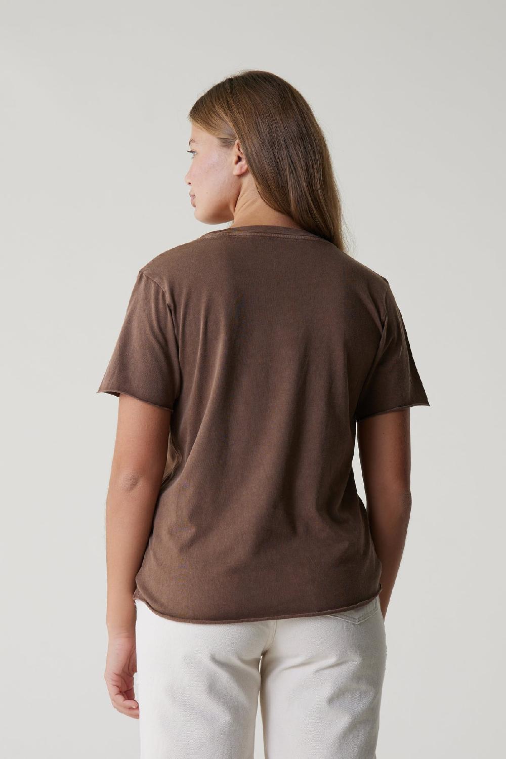 Leon & Harper Tshirt Tizia Bling Brown