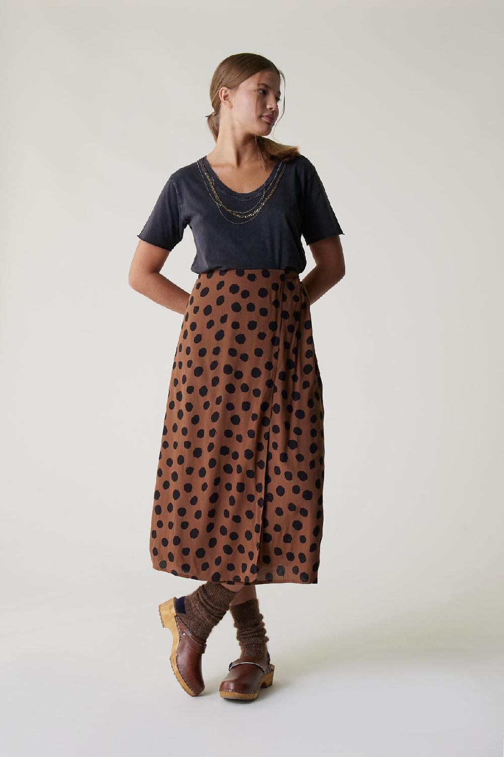 Leon & Harper Tshirt Tizia Bling Carbone