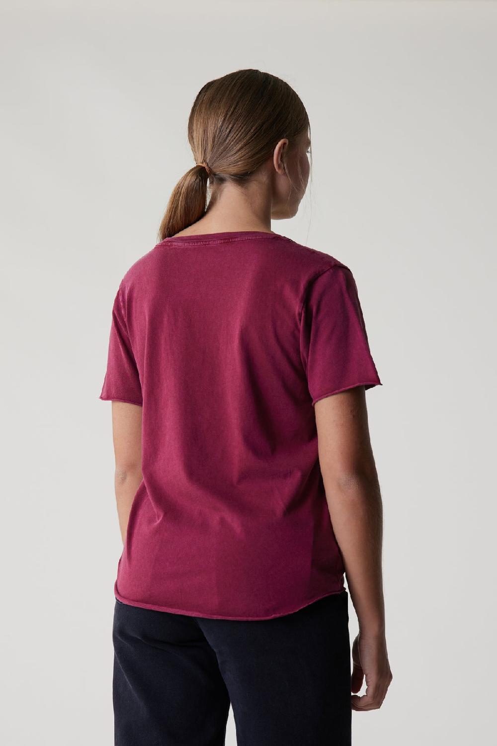 Leon & Harper Tshirt Tizia Bling Wine