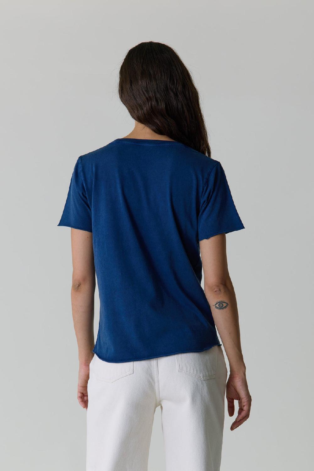 Leon & Harper Tshirt Tizia Heart Navy