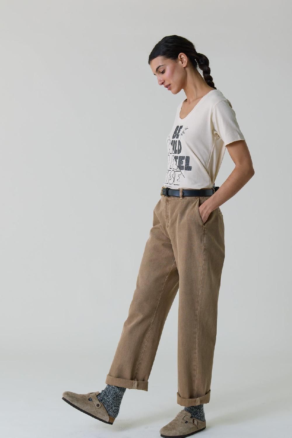 Leon & Harper Tshirt Tizia Wise Off White