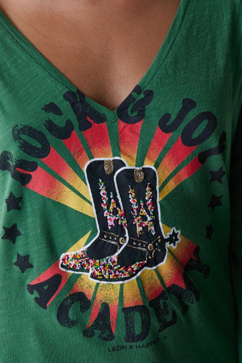 Leon & Harper Tshirt Tomy Academy Green