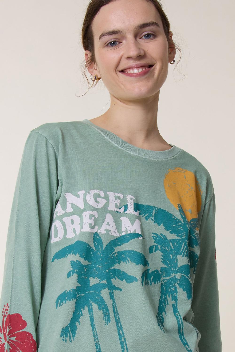 Leon & Harper Tshirt Tornado Dream Aqua