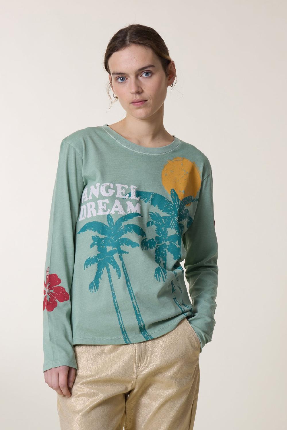leon & harper Tshirt Tornado Dream Aqua