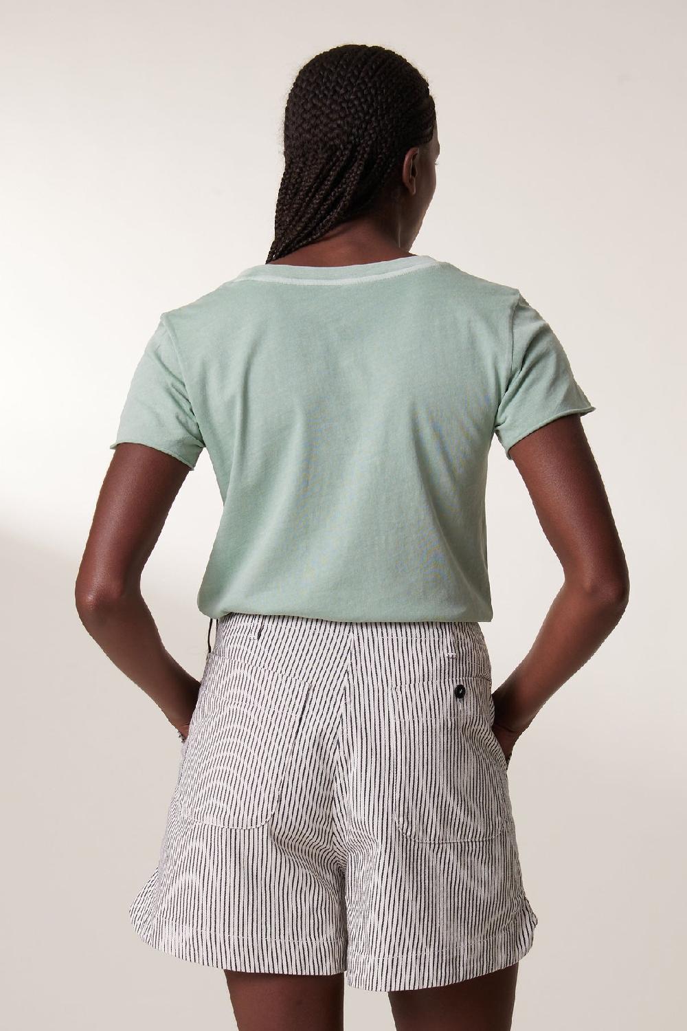 Leon & Harper Tshirt Toro Sing Aqua