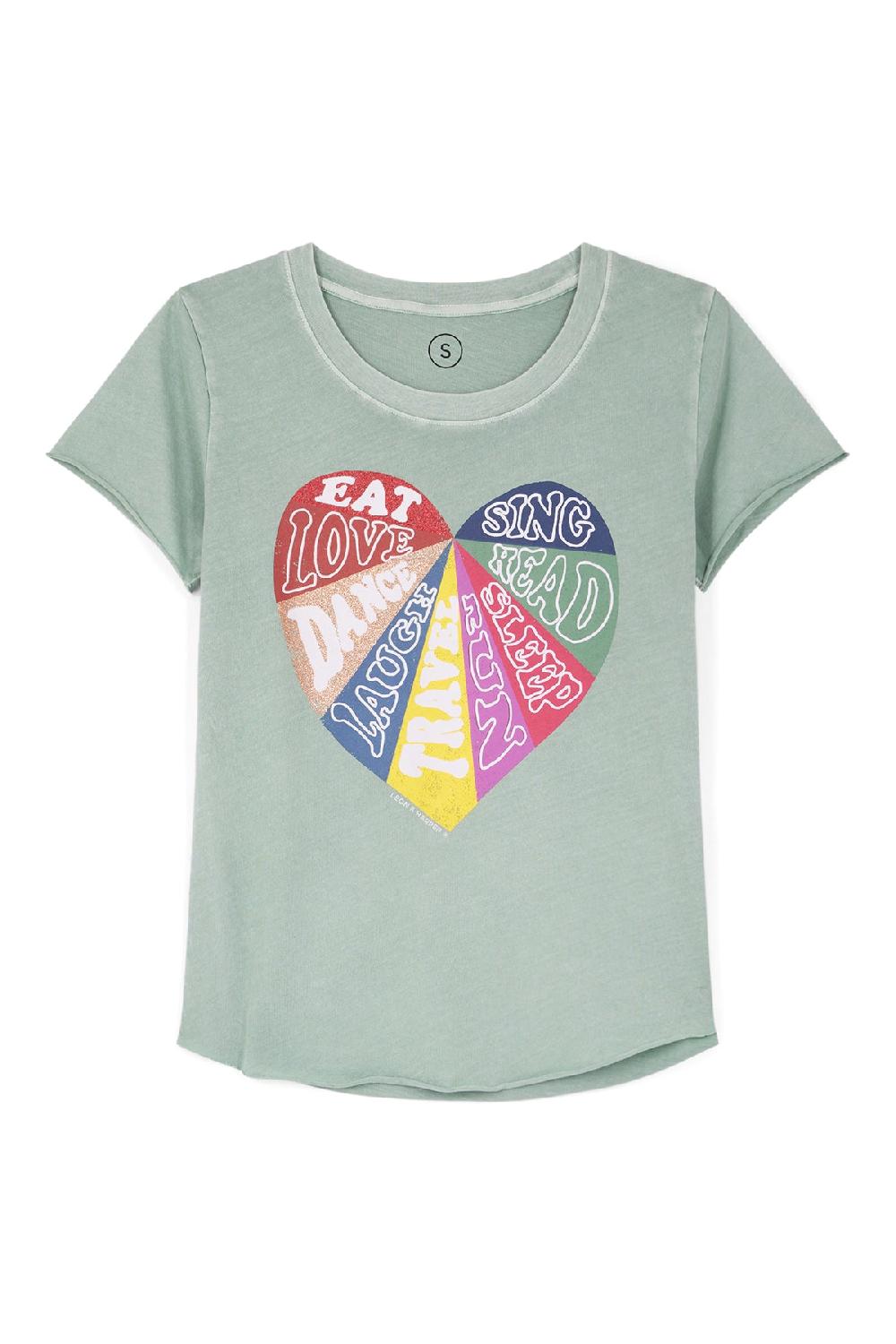 Leon & Harper Tshirt Toro Sing Aqua