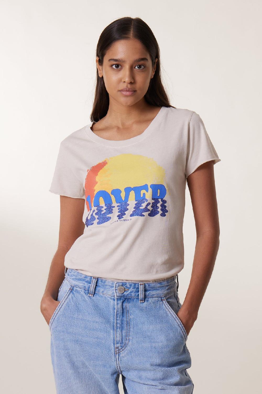 leon & harper Tshirt Toro Wave Stone