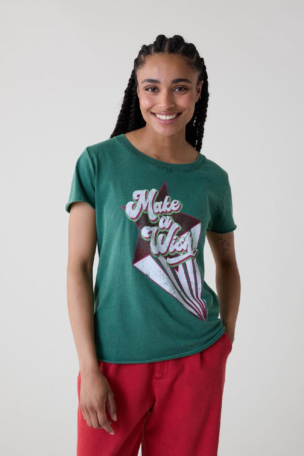 Leon & Harper Tshirt Toro Wish Green