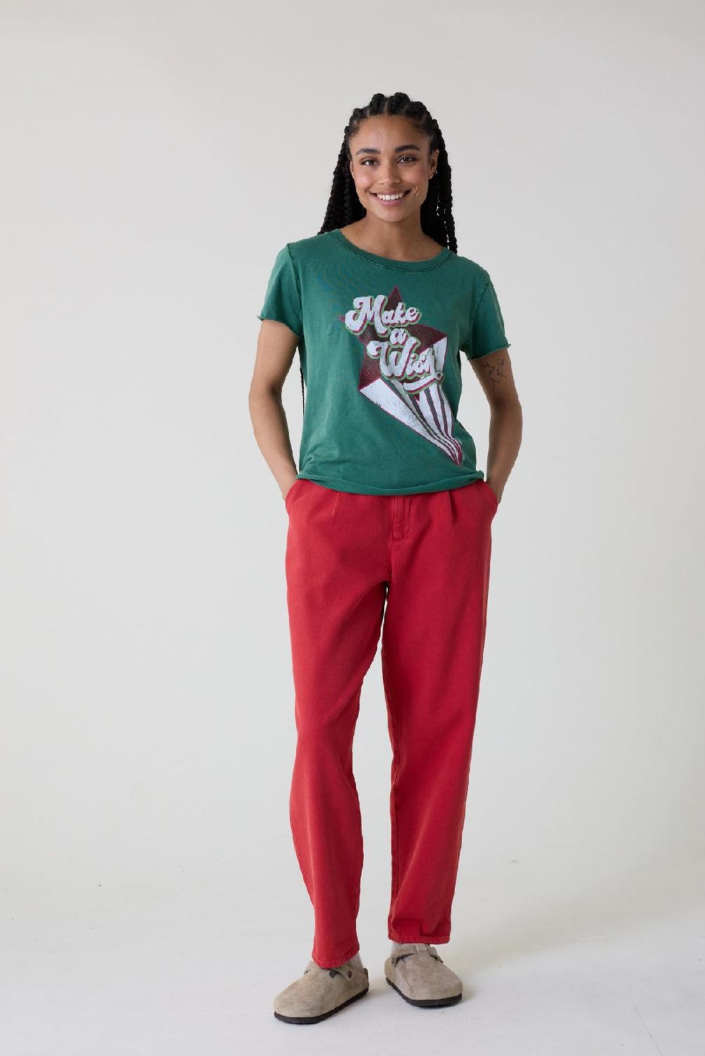 Leon & Harper Tshirt Toro Wish Green