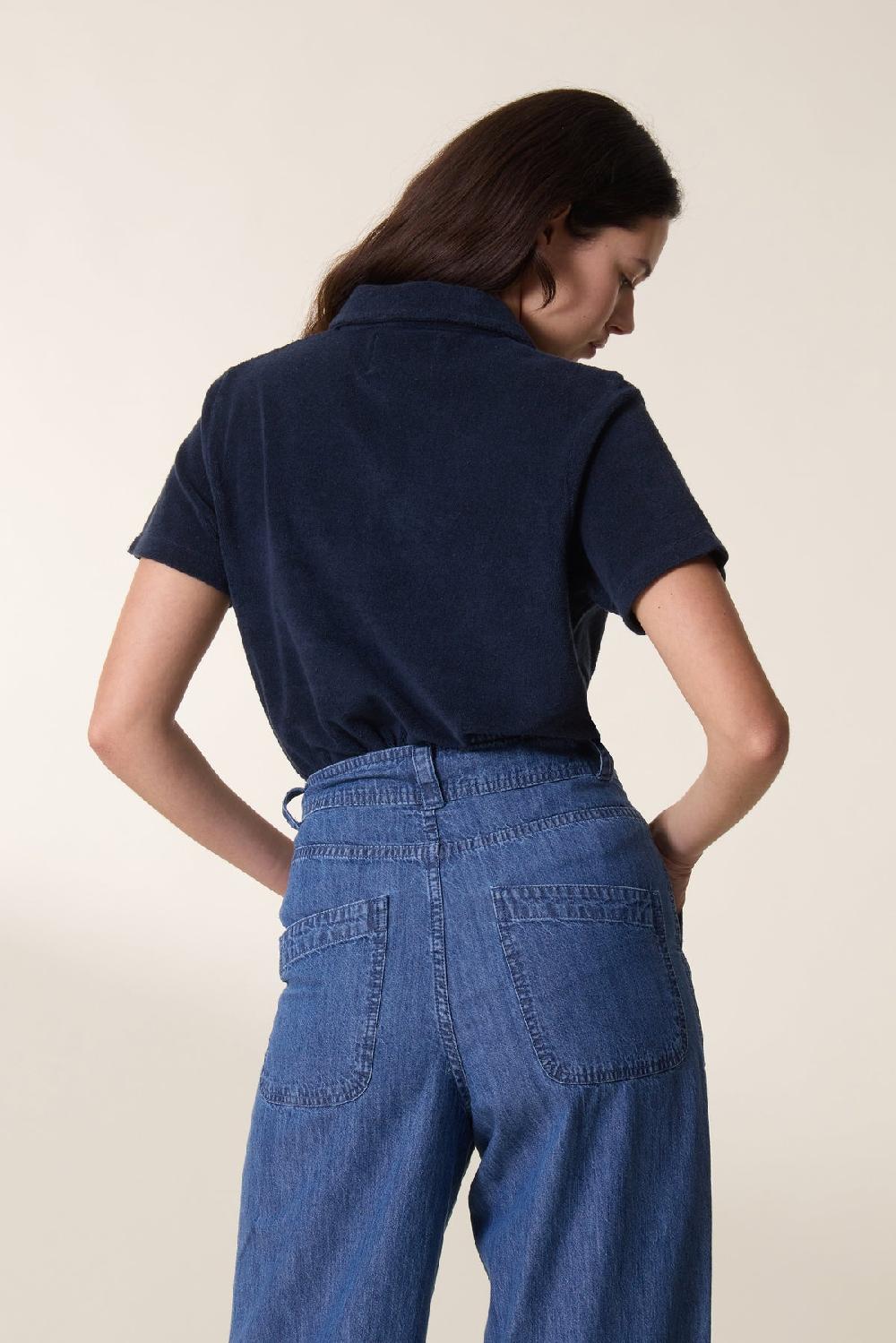 Leon & Harper Tshirt Trish Plain Carbone