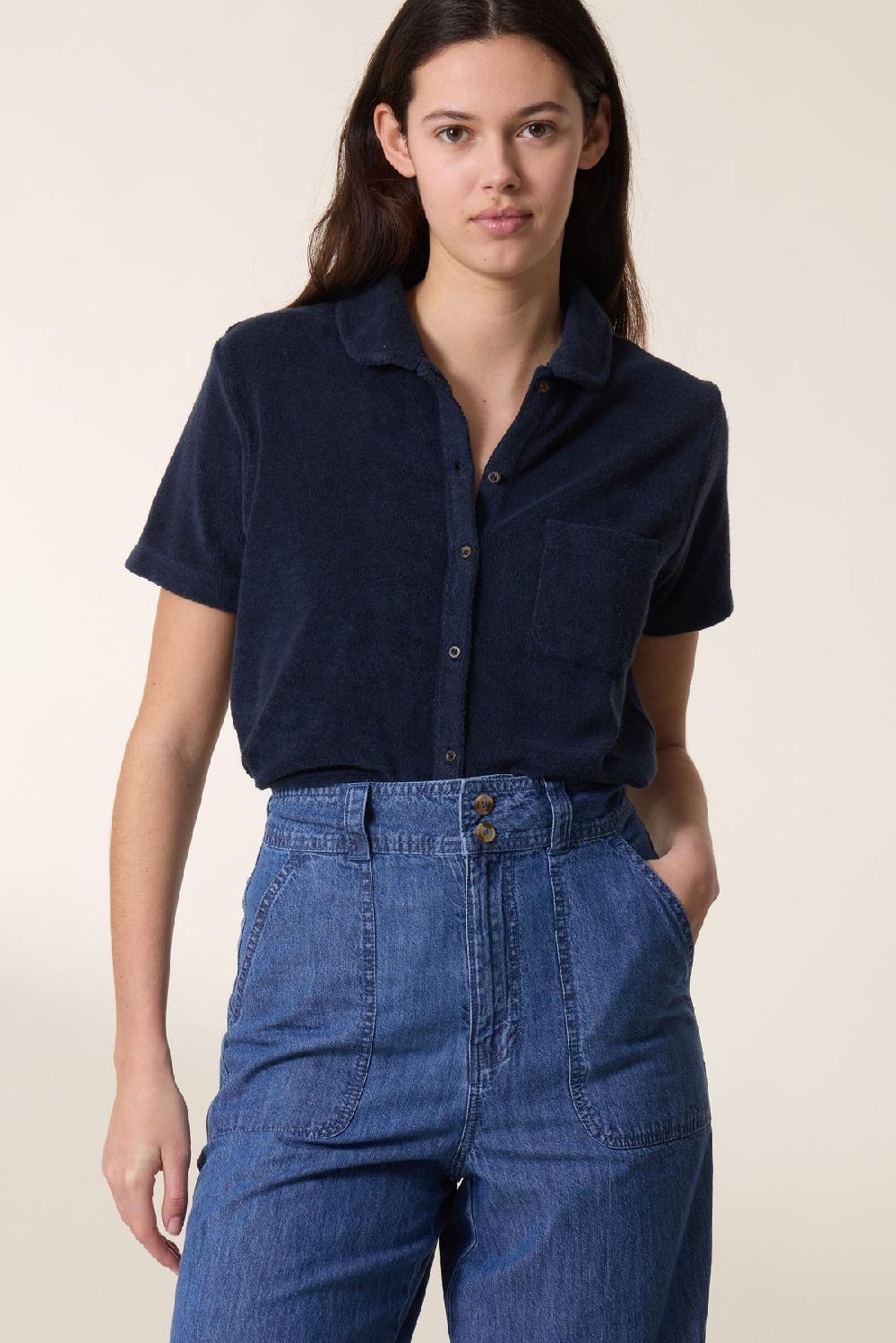 Leon & Harper Tshirt Trish Plain Carbone