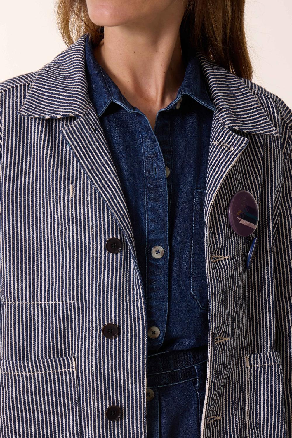 Leon & Harper Veste Varda PLN Ecru